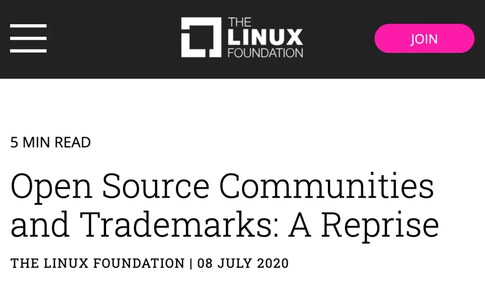 Lunix Fundation su Comunità Open Source e Marchi: torniamoci su.